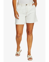 Ivory Denim Short