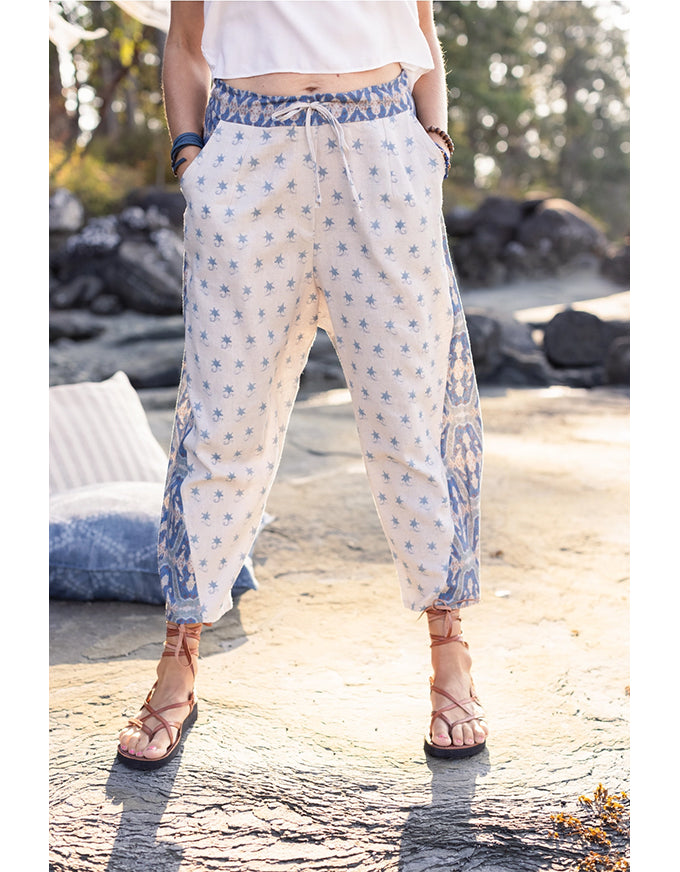 Head In The Clouds Boho Linen Pants