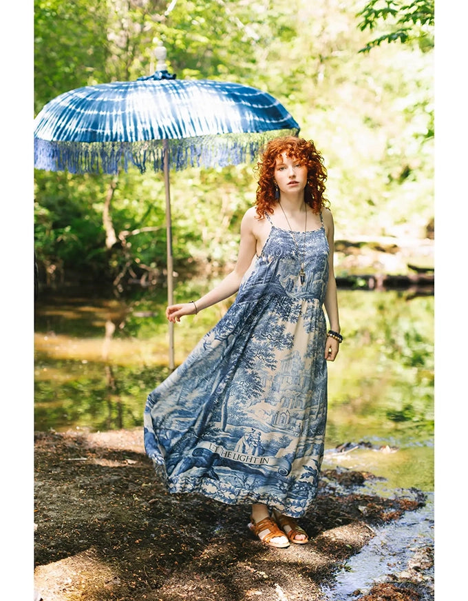 Let The Light In Pixie Long Bamboo Slip Dress