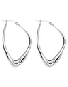 Isola Hoop Earrings Silver