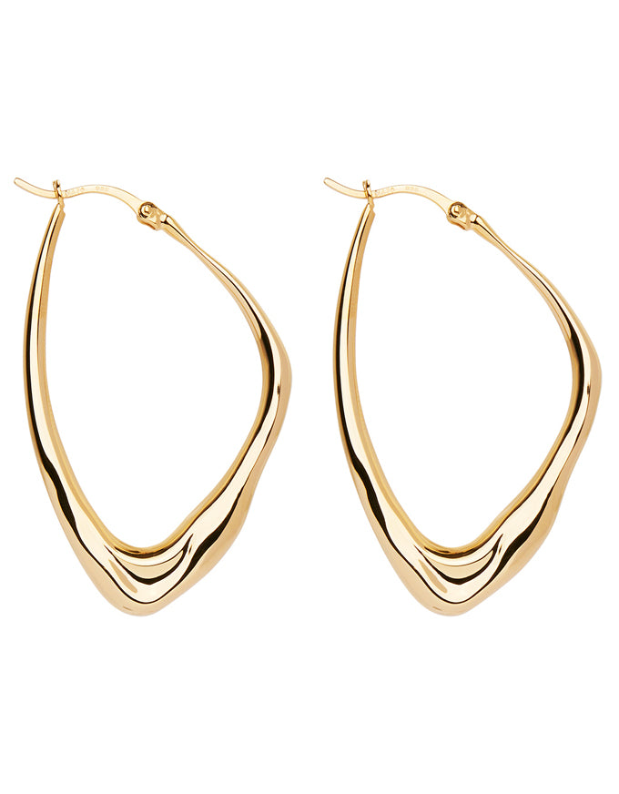 Isola Hoop Earrings Gold