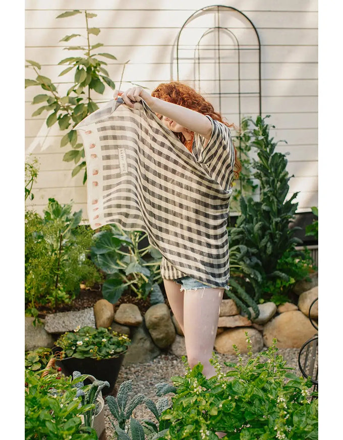 Happy Days Gingham Bamboo Scarf