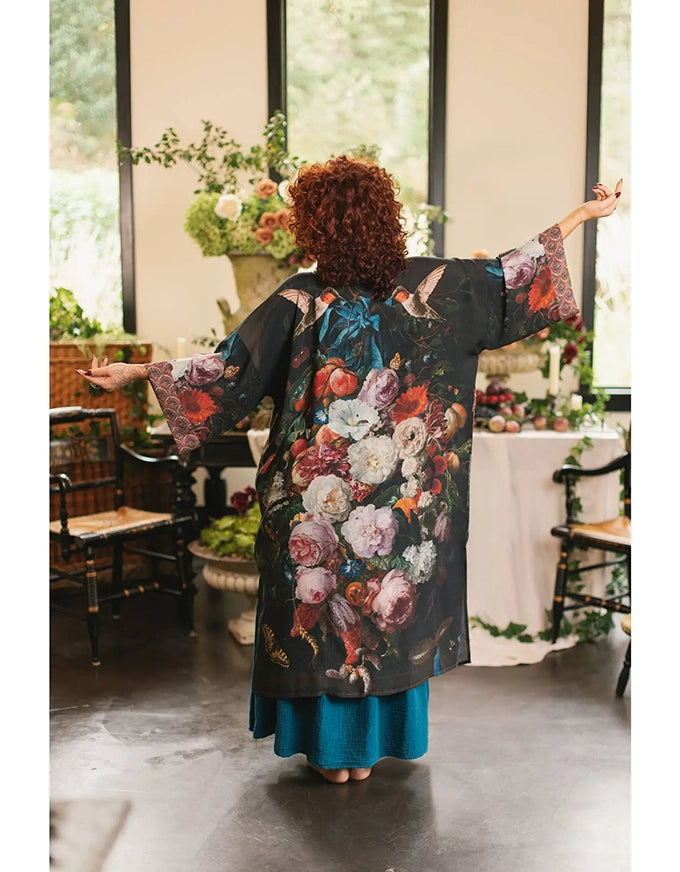 Flight of Fancy Long Opera Kimono