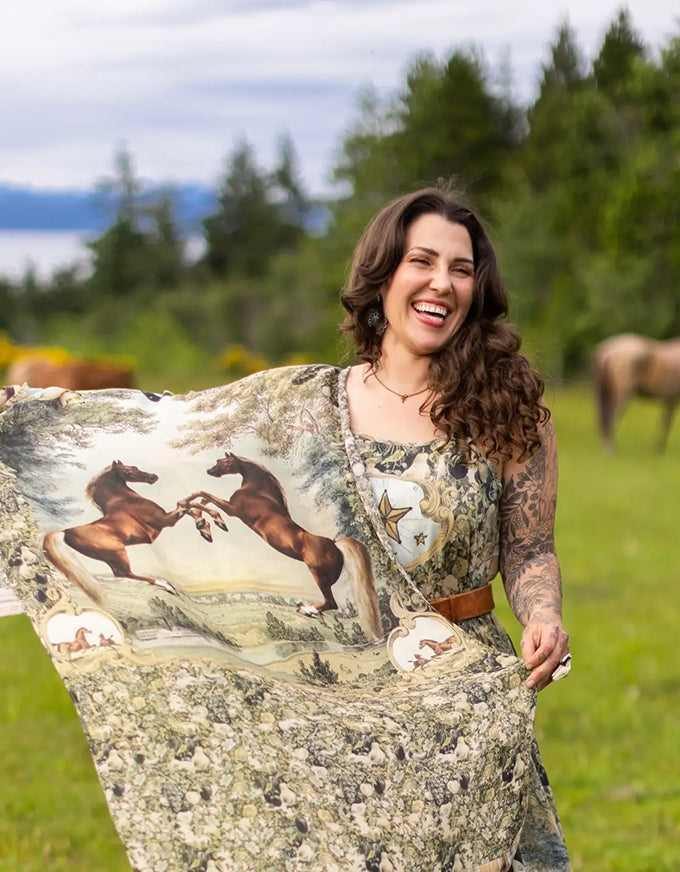 Born To Run Bamboo Scarf