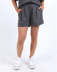 Bliss Washed Black Shorts