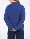 Indy Button Down Cardi French Blue