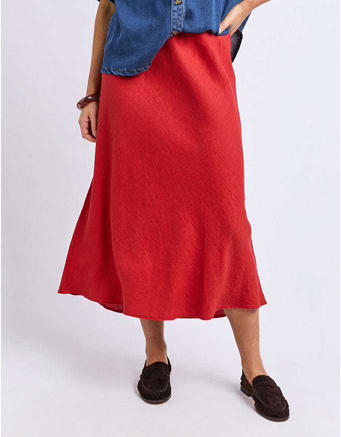 Eleni Skirt Cranberry