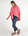 Palermo Stripe Shirt Bittersweet/Strawberry