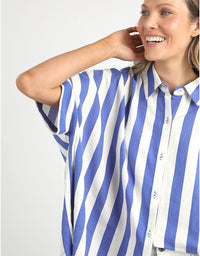 Palermo Stripe Shirt Blue/White