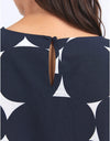 Demi Spot Top Navy