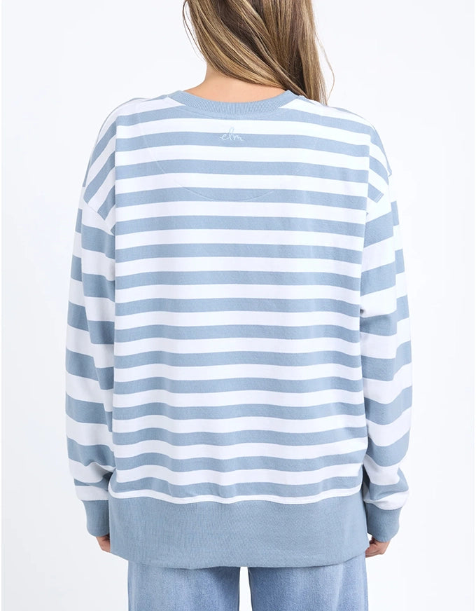 Vivid Crew Steel Blue Stripe