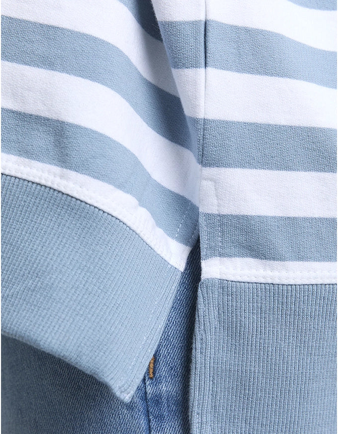 Vivid Crew Steel Blue Stripe