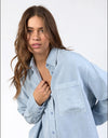 Brooklyn Tencel Shirt Sky Blue