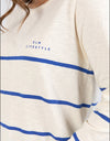 Crosby Tee Blue & White Stripe