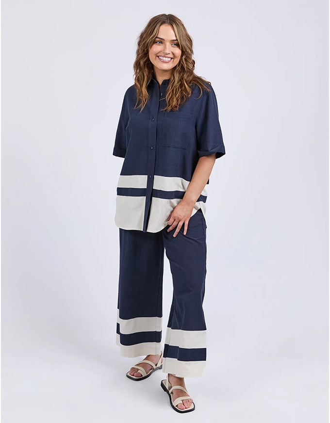 Scarlet Pants Navy Stripe