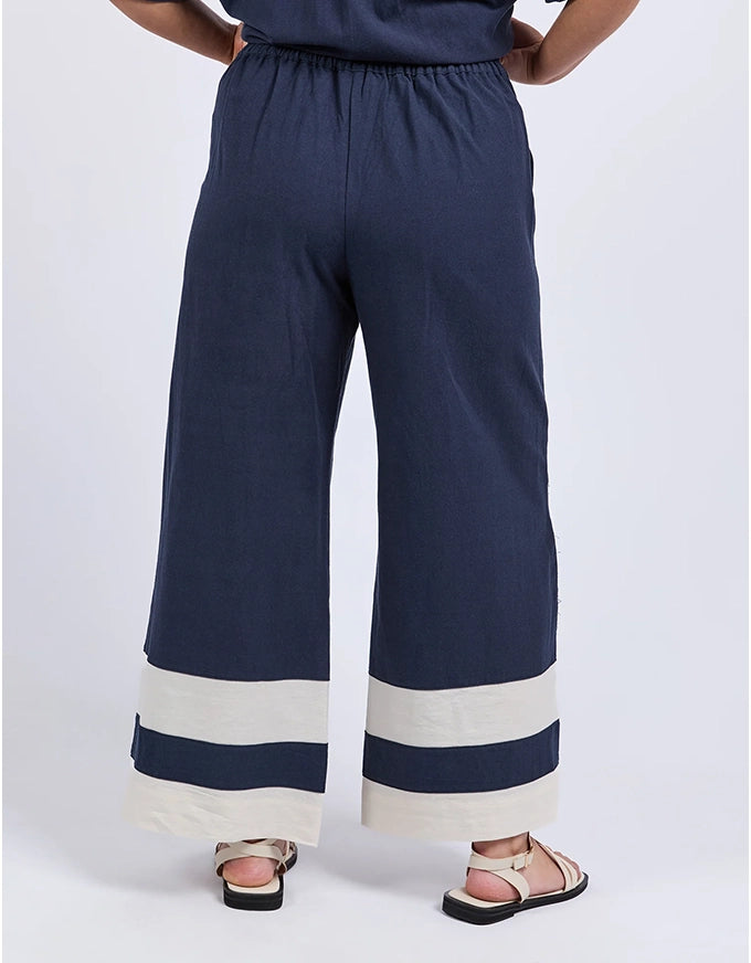 Scarlet Pants Navy Stripe