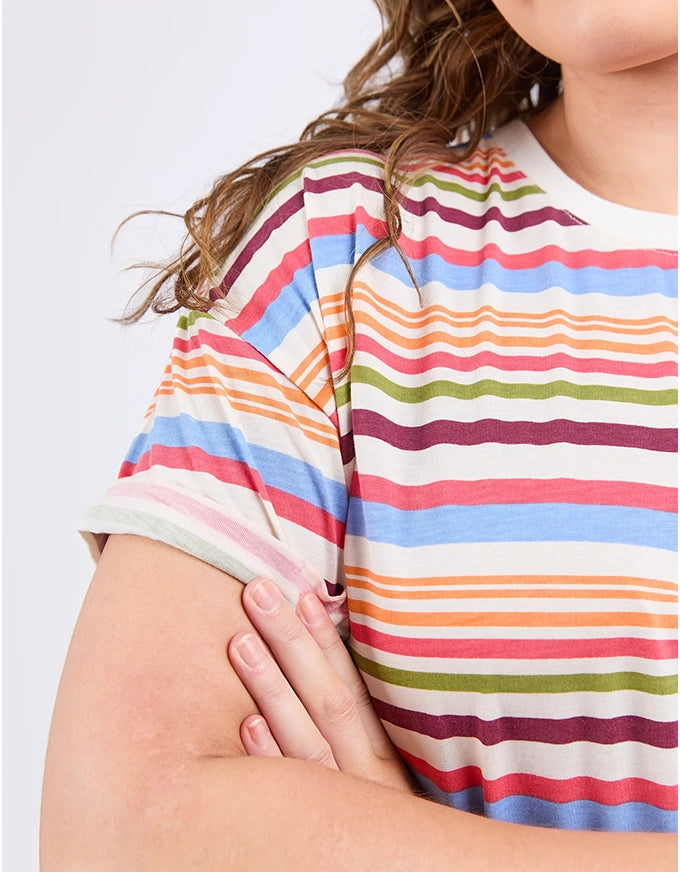 Gelato Tee Multi Stripe