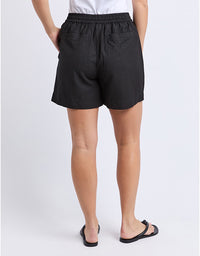 Margi Long Line Shorts Black