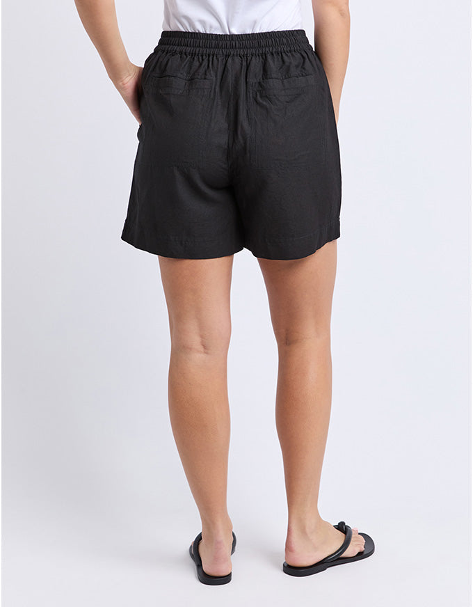 Margi Long Line Shorts Black
