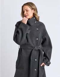 Caroline Coat Grey Marle