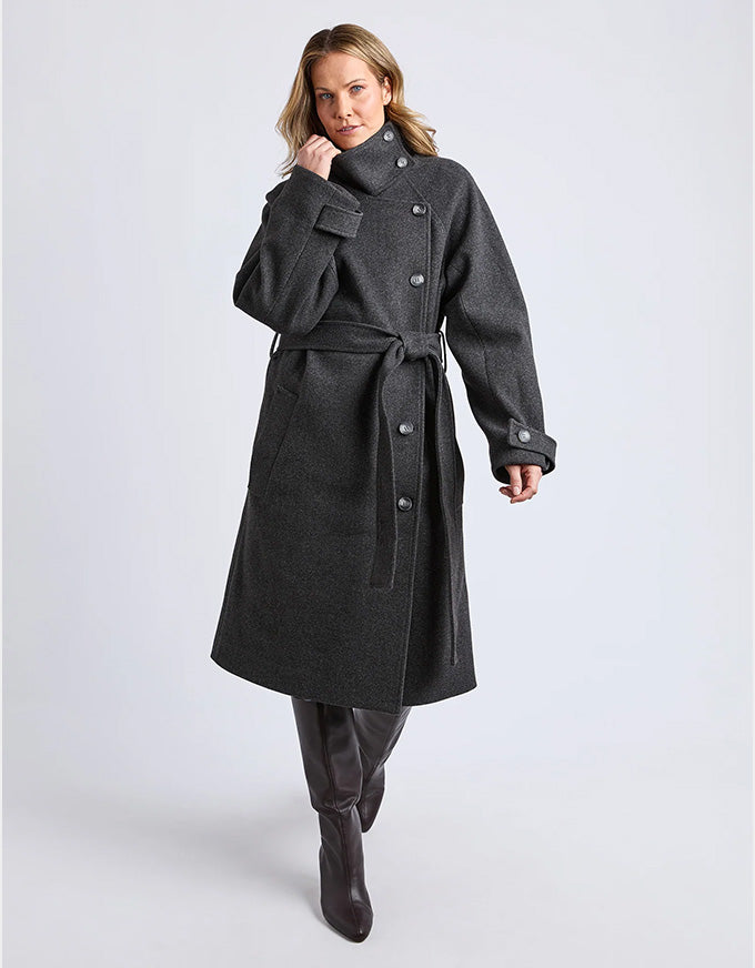 Caroline Coat Grey Marle
