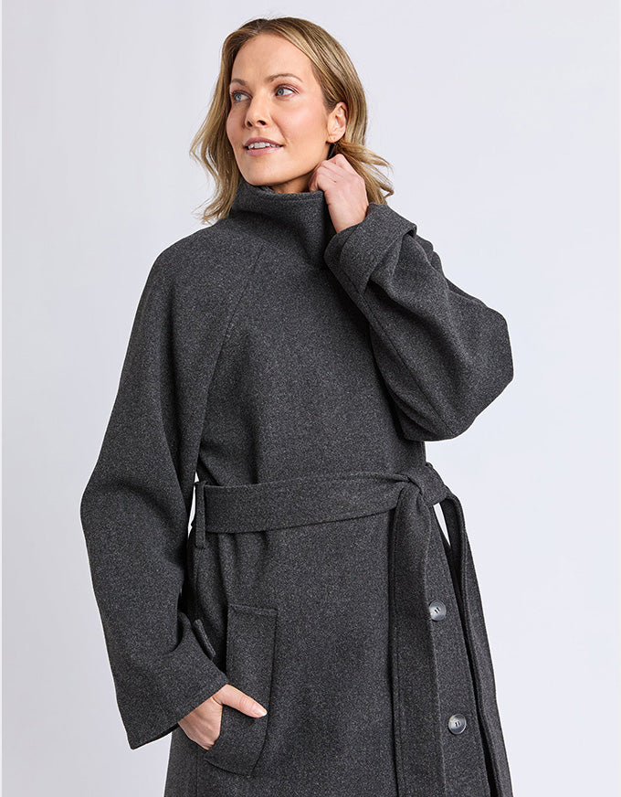 Caroline Coat Grey Marle