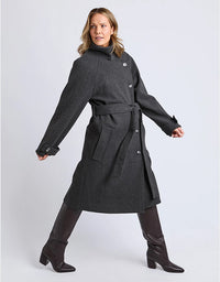 Caroline Coat Grey Marle