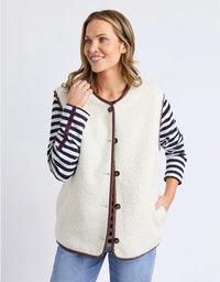 Shearling Vest Marshmellow