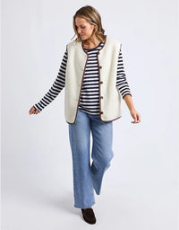 Shearling Vest Marshmellow