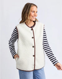 Shearling Vest Marshmellow