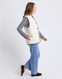 Shearling Vest Marshmellow
