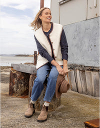 Shearling Vest Marshmellow