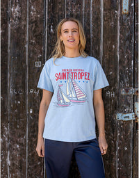 Saint Tropez Tee Light Blue