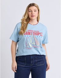 Saint Tropez Tee Light Blue