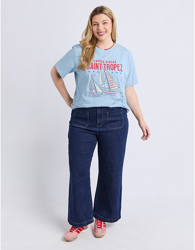 Saint Tropez Tee Light Blue