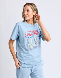 Saint Tropez Tee Light Blue