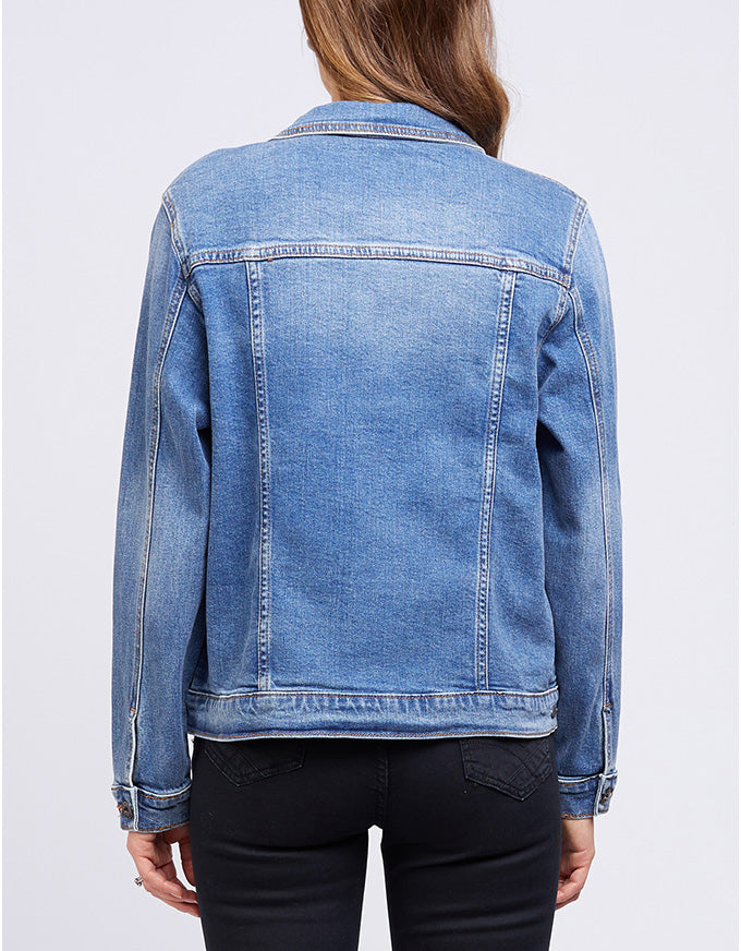 Angie Denim Jacket Black