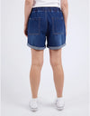 Emma Relaxed Denim Shorts Dark Denim