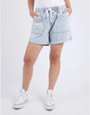 Emma Relaxed Denim Shorts Light Denim