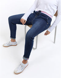 Melody Denim Jogger Pant Indigo
