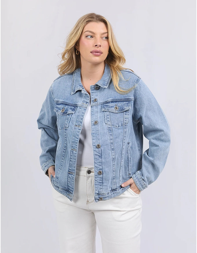 Becca Denim Jacket Light Blue Wash