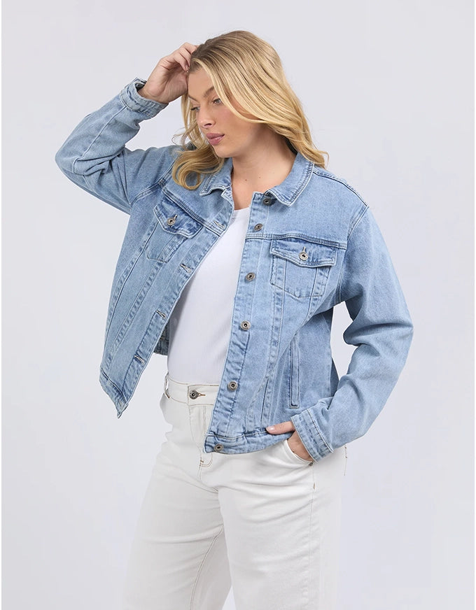 Becca Denim Jacket Light Blue Wash