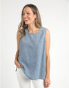 Curtis Chambray Tank