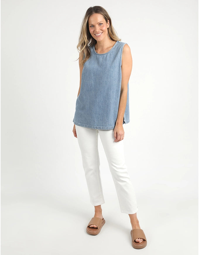 Curtis Chambray Tank