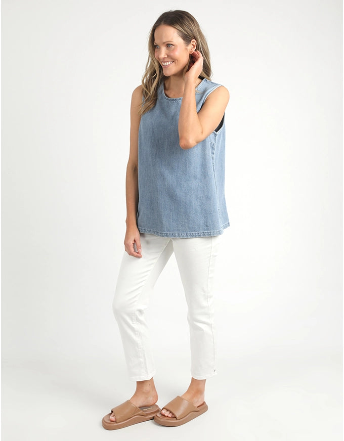 Curtis Chambray Tank