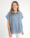 Taylor Denim Shirt Blue