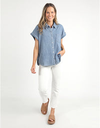 Taylor Denim Shirt Blue