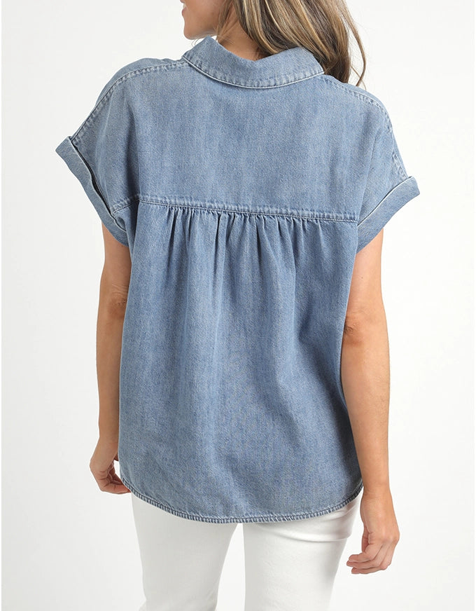 Taylor Denim Shirt Blue