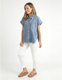 Taylor Denim Shirt Blue