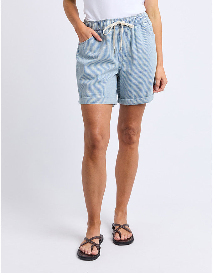 Holly Shorts Blue & White Stripe